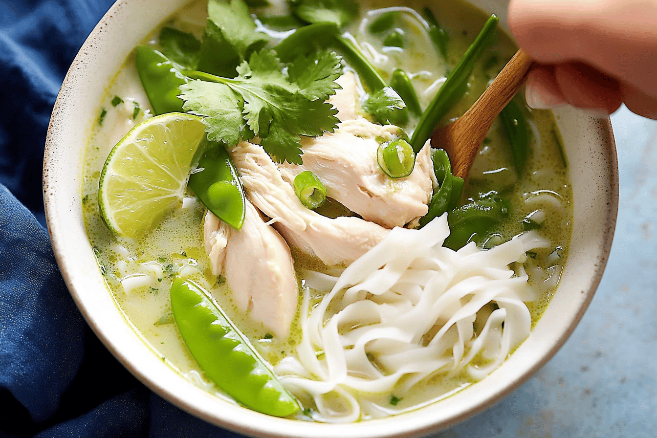 Thai Green Curry Chicken Soup Recipe