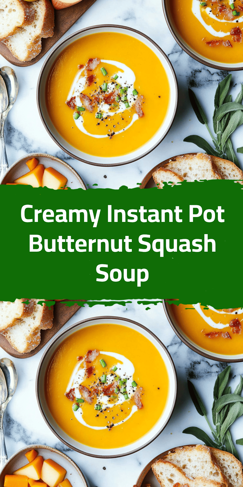 Creamy Instant Pot Butternut Squash Soup