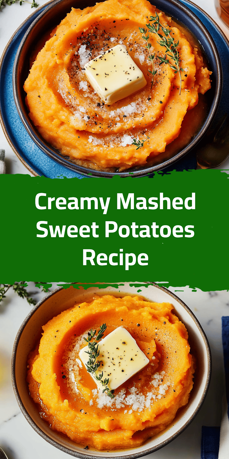 Creamy Mashed Sweet Potatoes Recipe