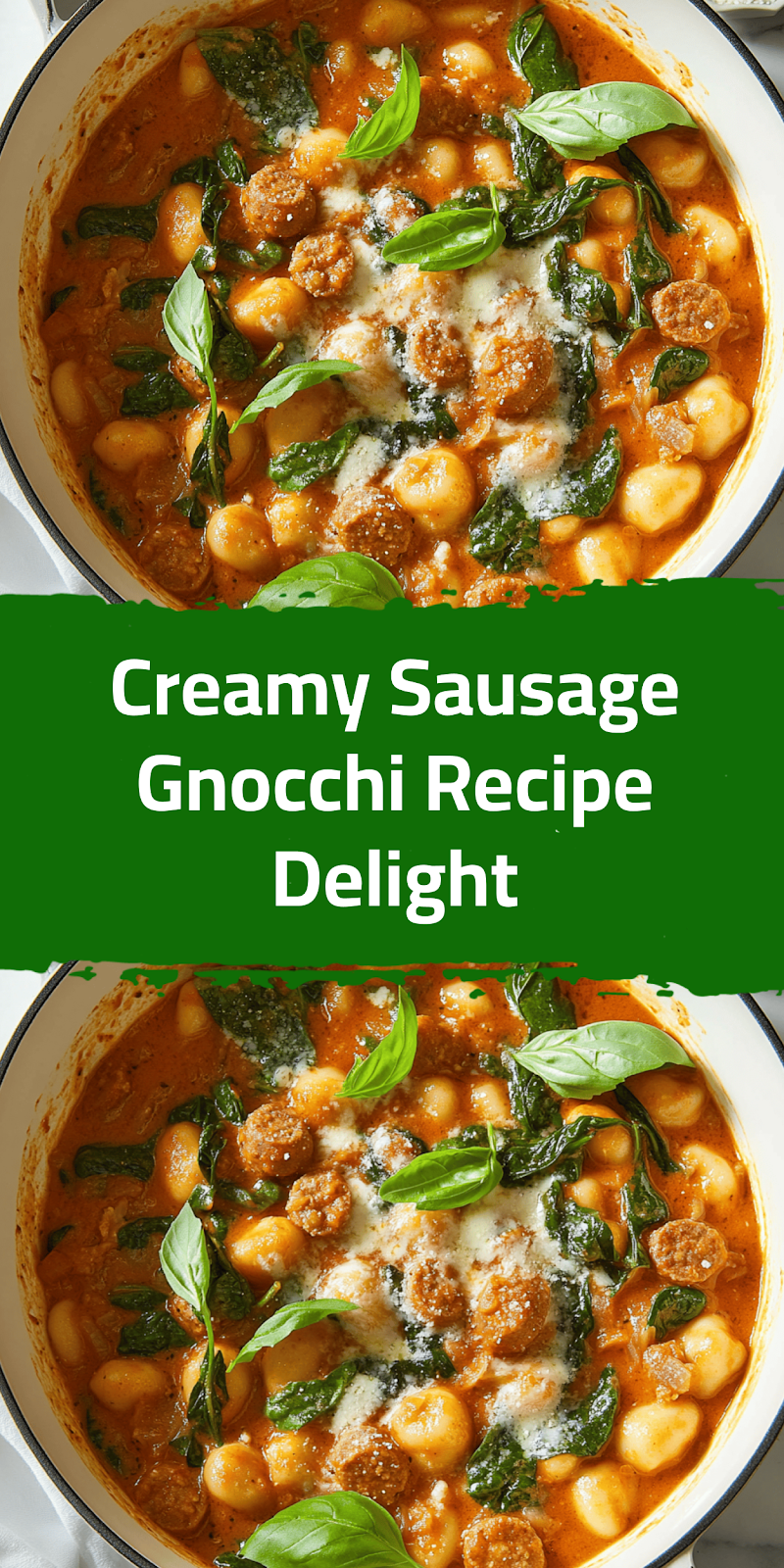 Creamy Sausage Gnocchi Recipe Delight