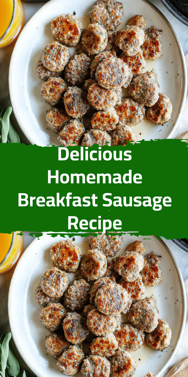 Delicious Homemade Breakfast Sausage Recipe
