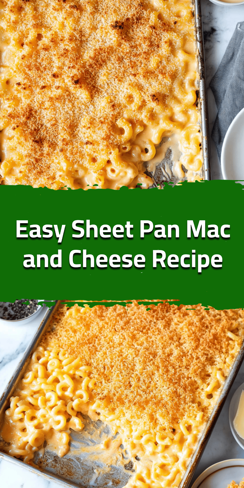 Easy Sheet Pan Mac and Cheese Recipe