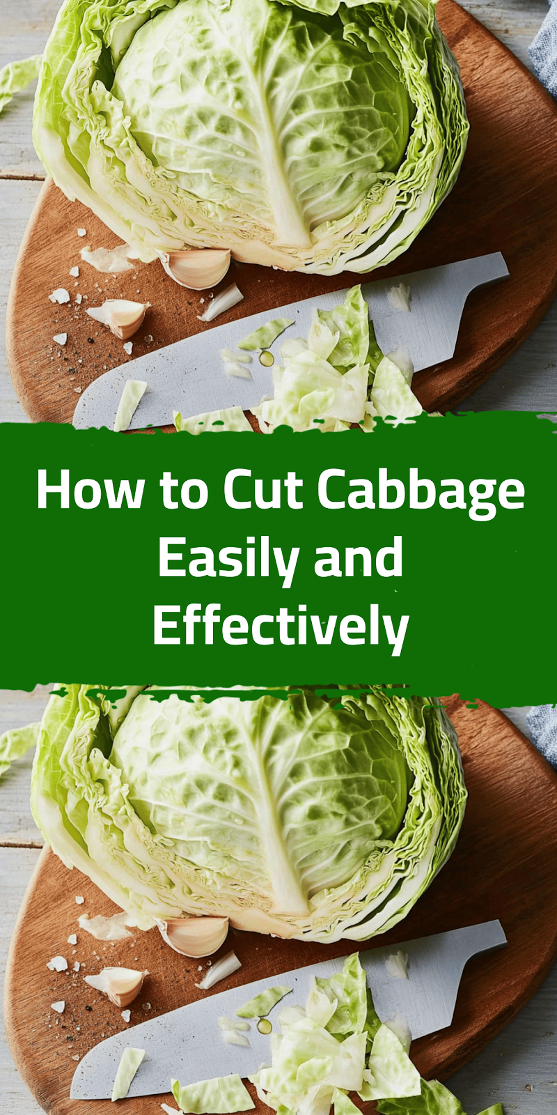 How to Cut Cabbage Easily and Effectively