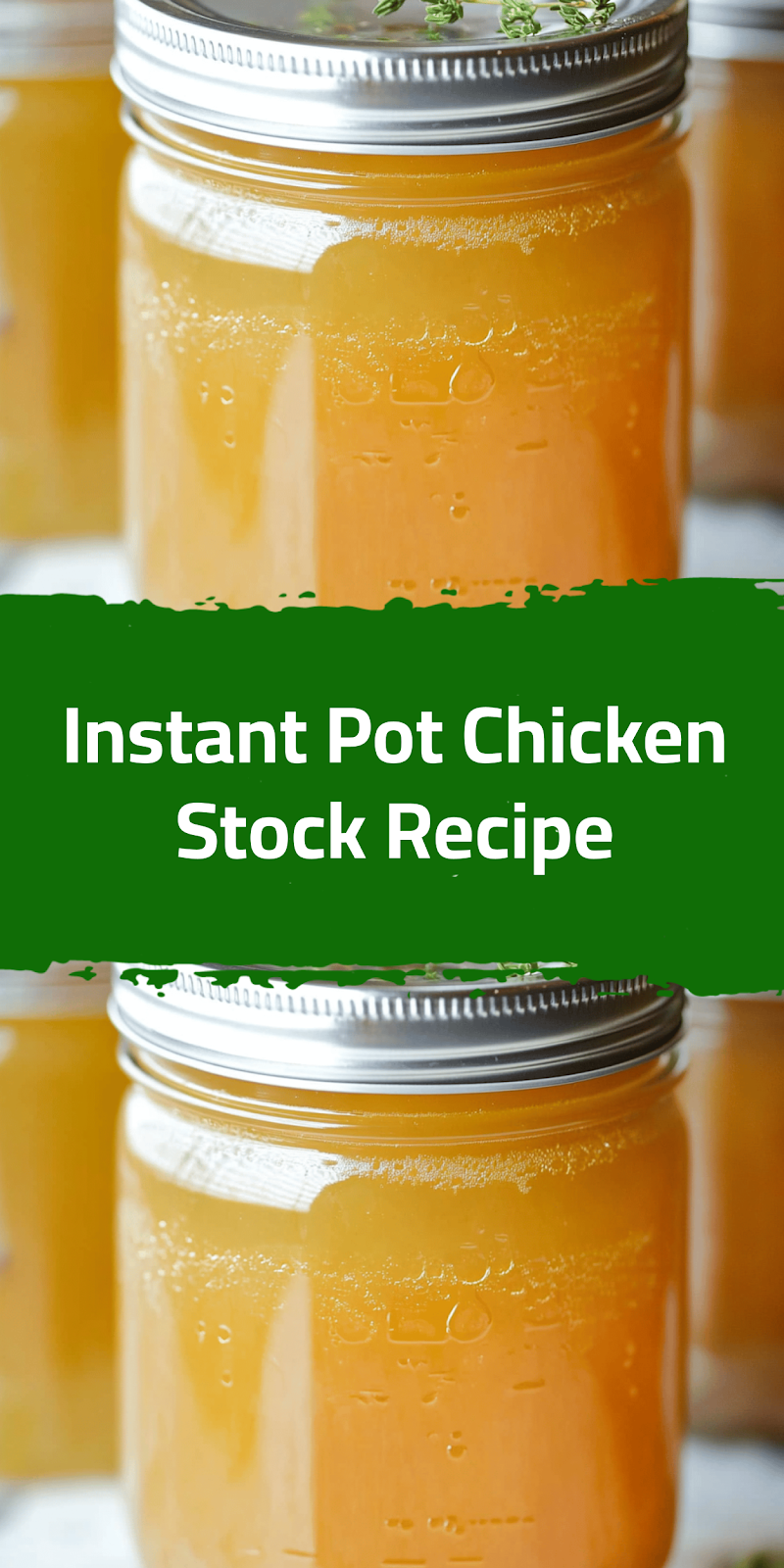 Instant Pot Chicken Stock Recipe