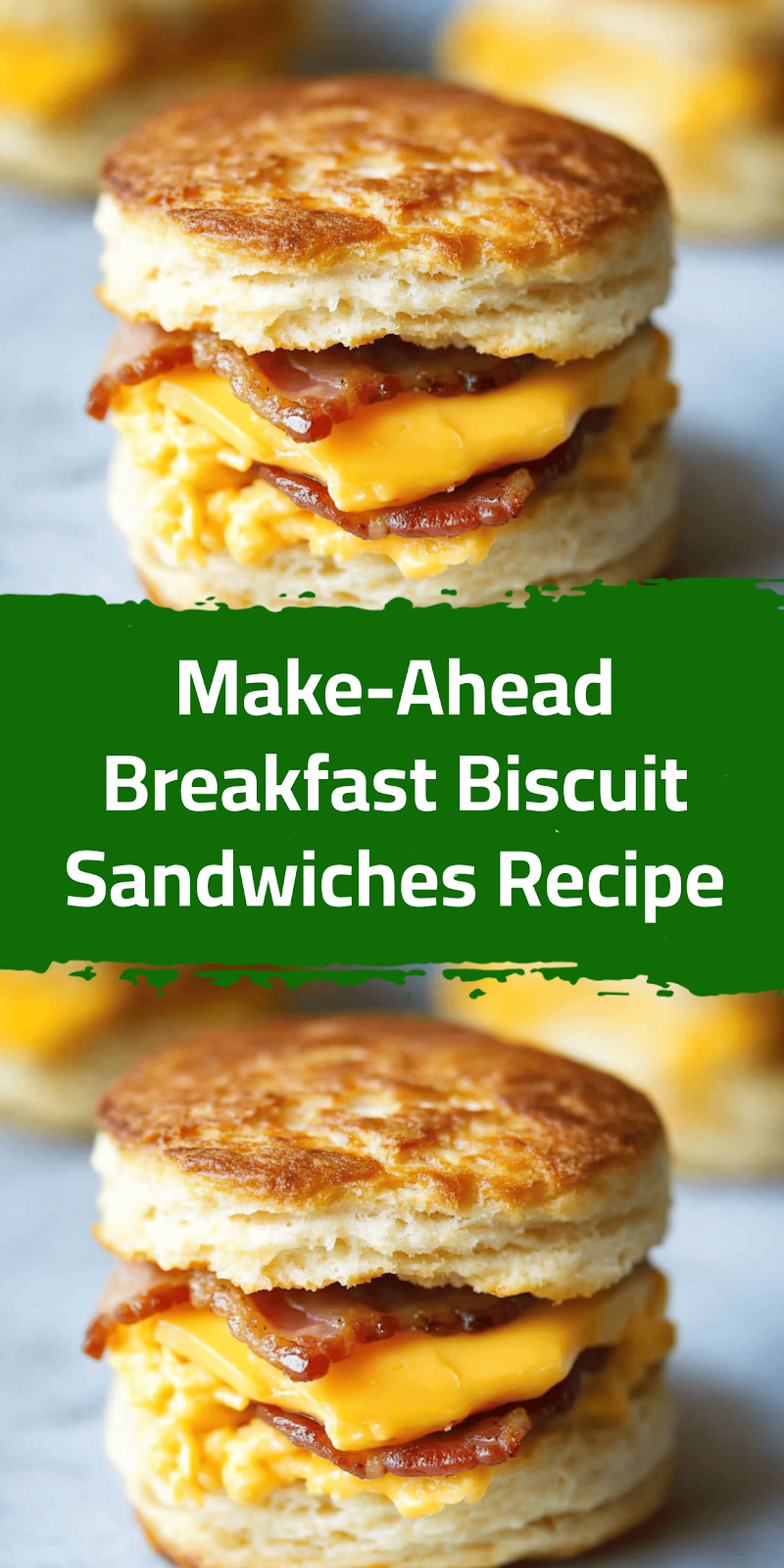 Make-Ahead Breakfast Biscuit Sandwiches Recipe