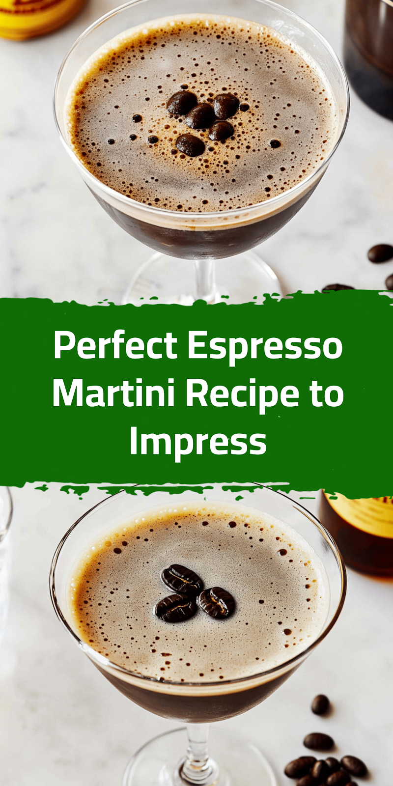 Perfect Espresso Martini Recipe to Impress