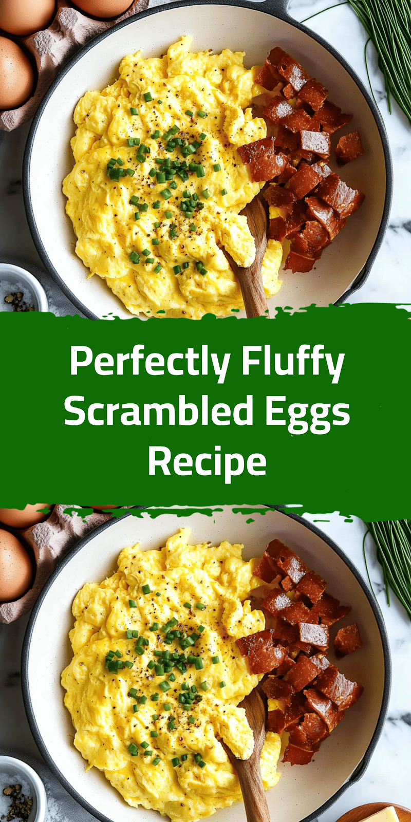 Perfectly Fluffy Scrambled Eggs Recipe