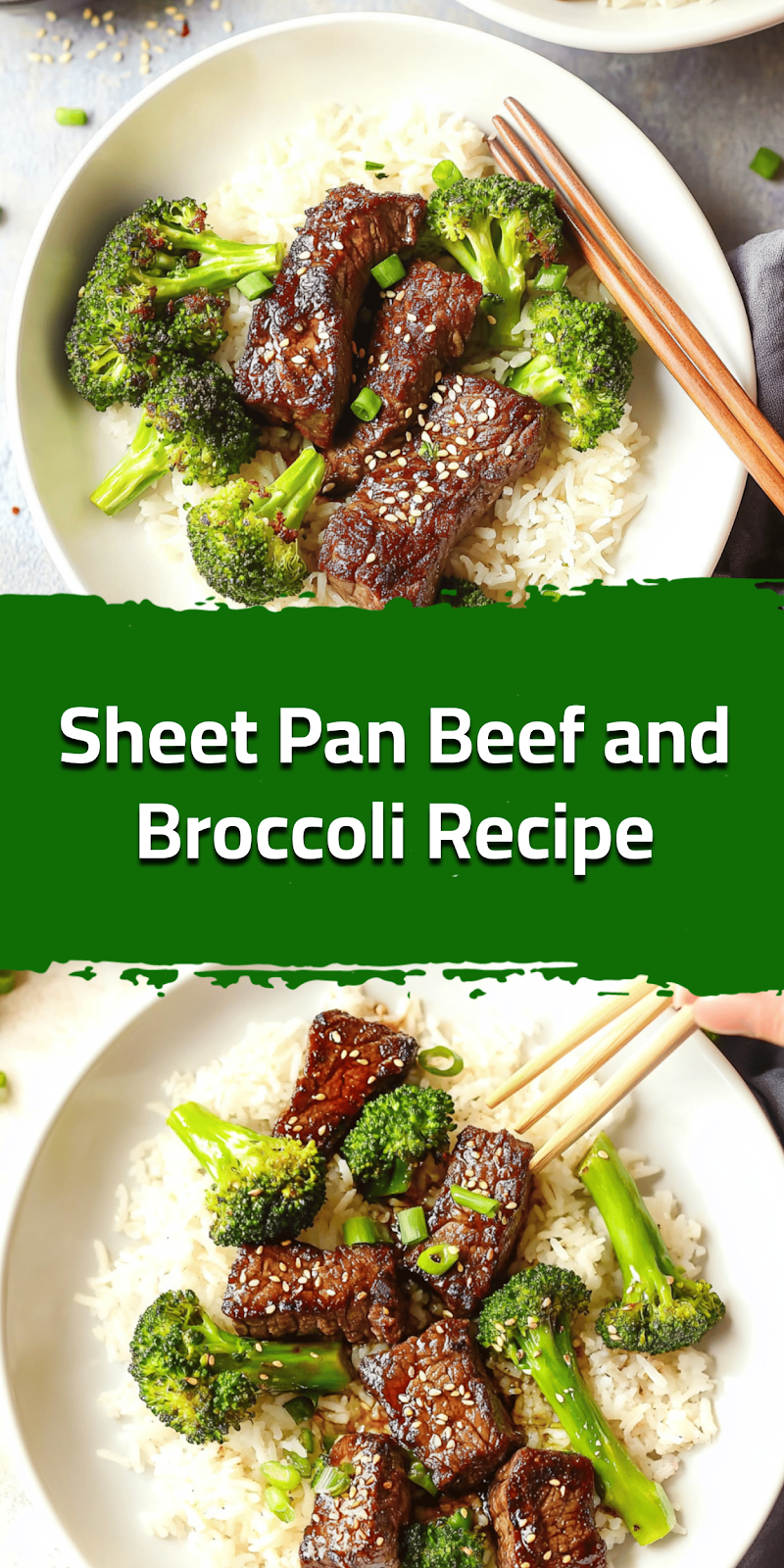 Sheet Pan Beef and Broccoli Recipe