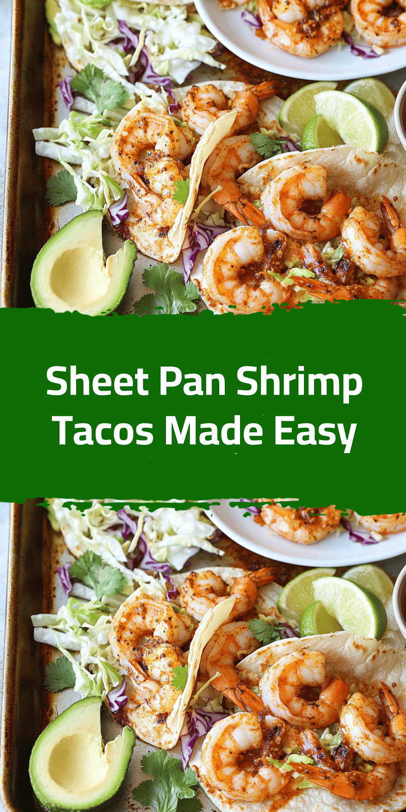 Sheet Pan Shrimp Tacos Made Easy