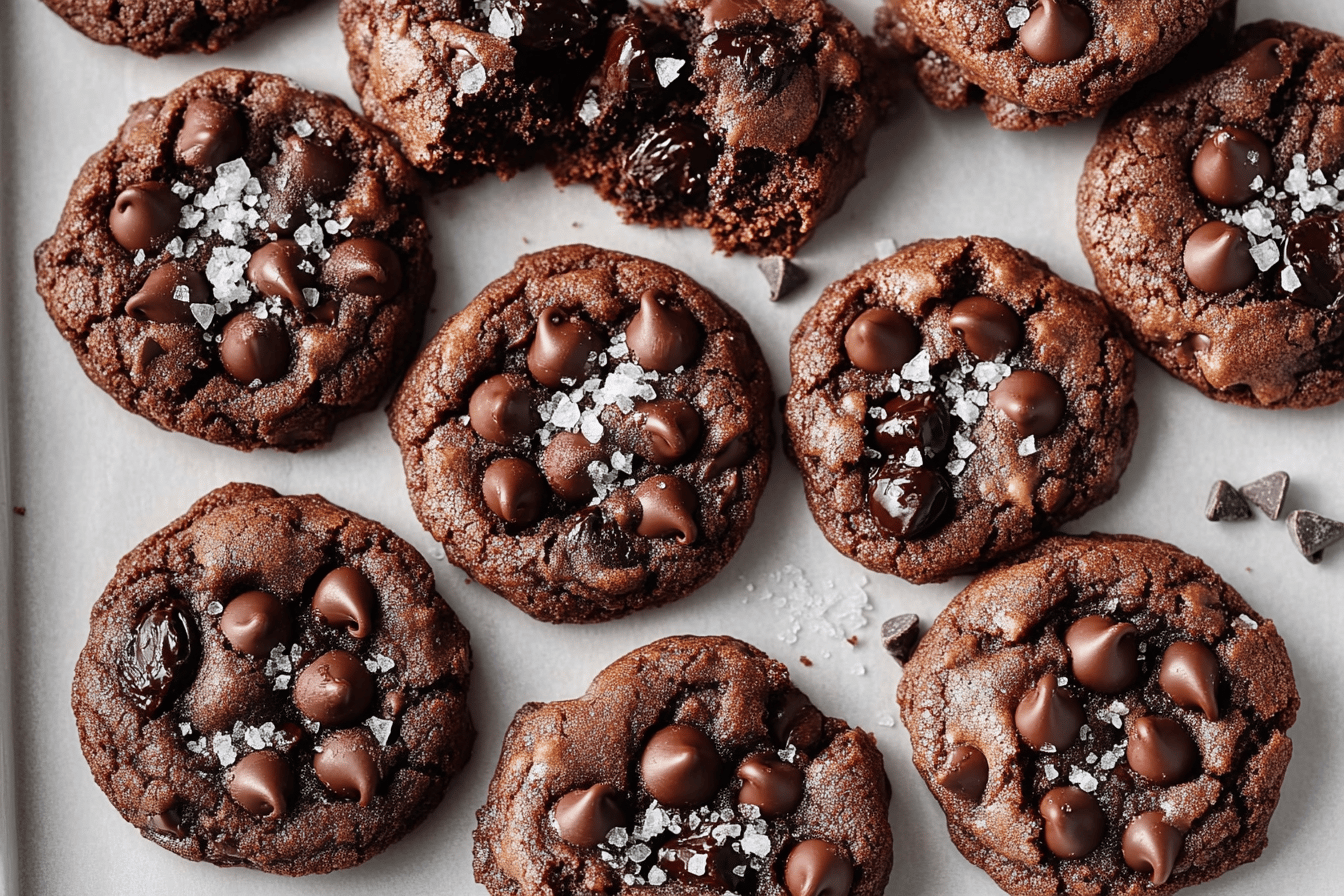 Decadent Double Chocolate Chip Cookies Recipe