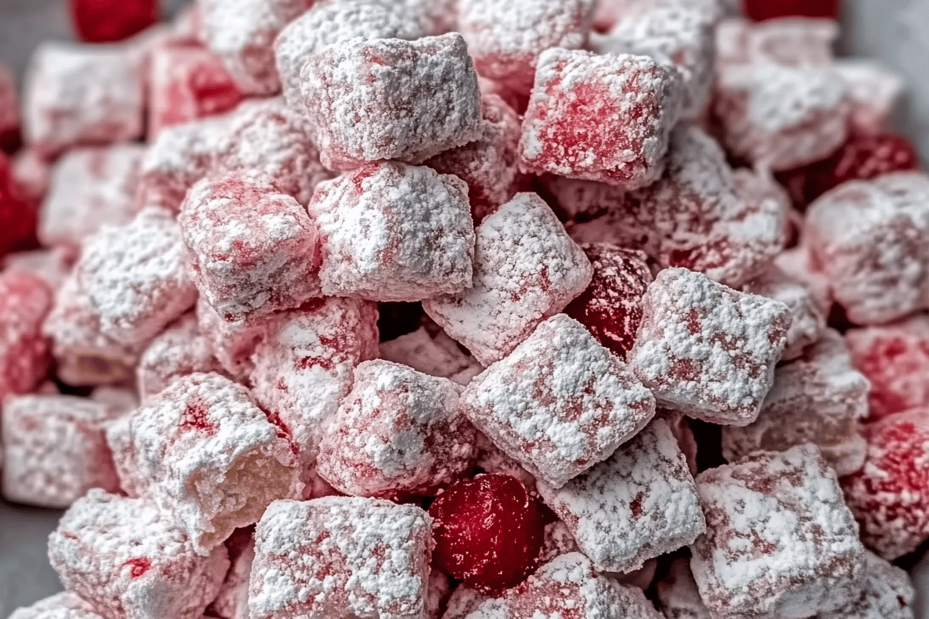 Cherry Cheesecake Puppy Chow Recipe