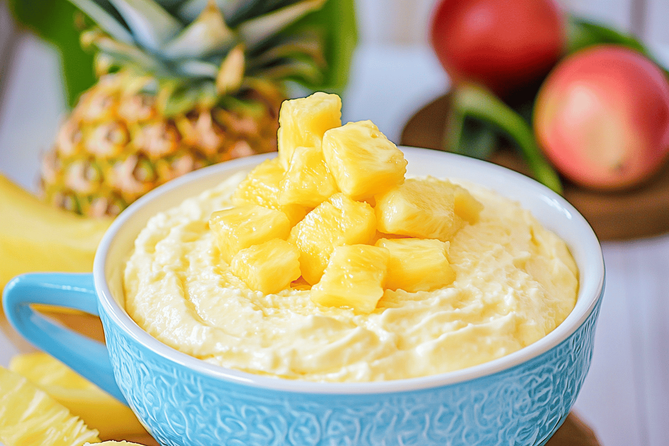 Cream Cheese Pineapple Dip with 5 Ingredients