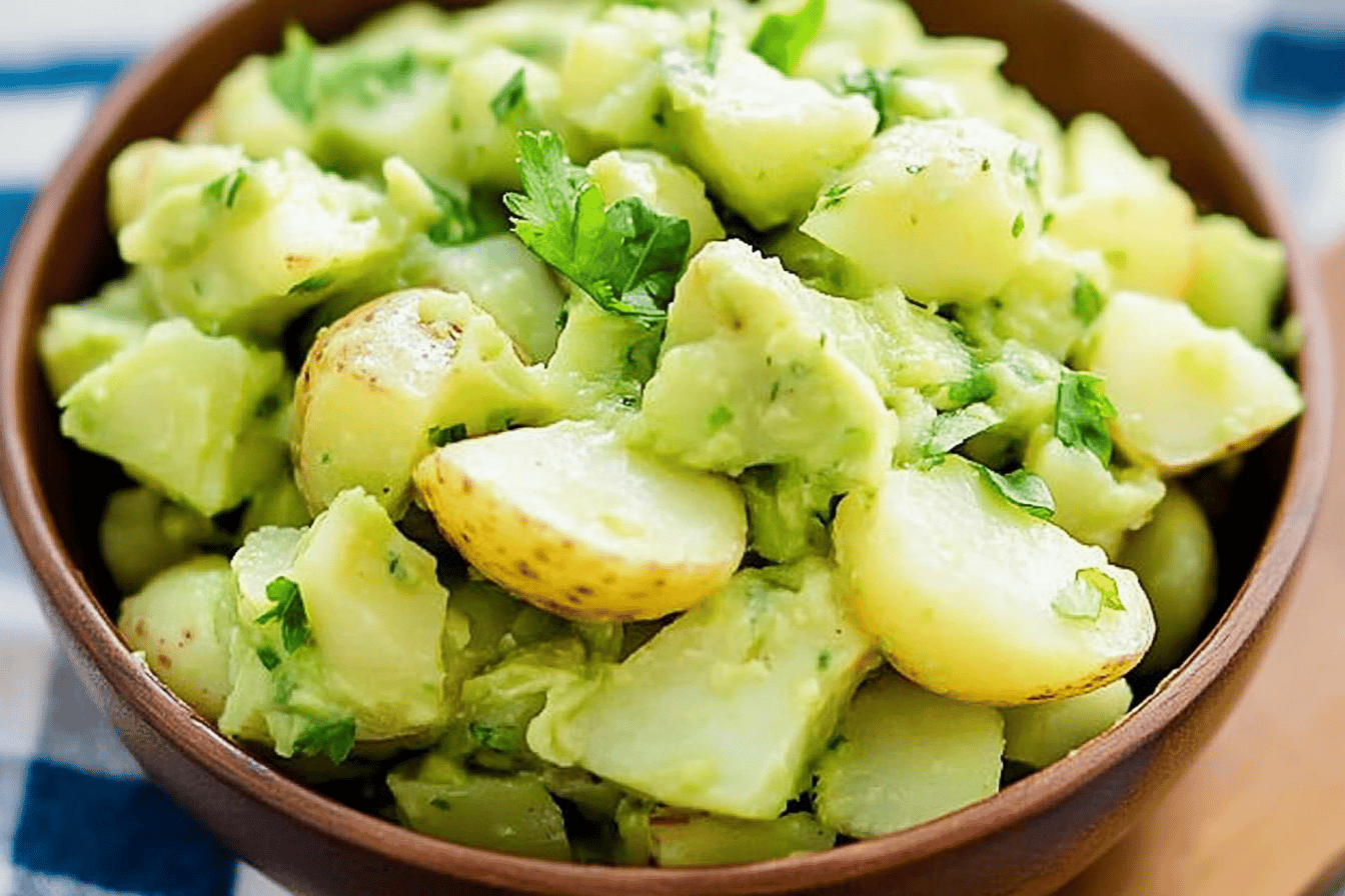 Creamy Avocado Potato Salad Recipe