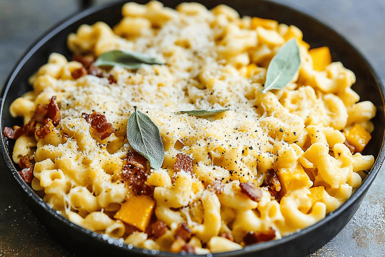 Creamy Butternut Squash Alfredo Pasta Recipe