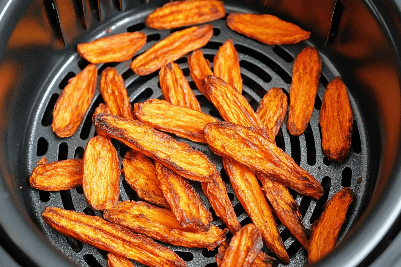 Crispy Air Fryer Carrot Chips Recipe
