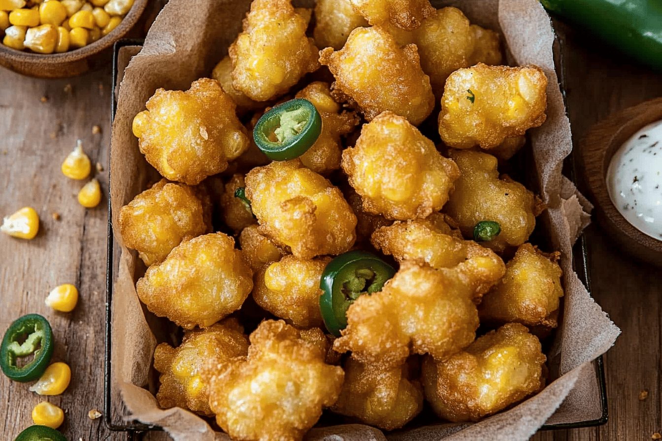 Jalapeño Corn Nuggets Recipe for Spicy Snack Lovers