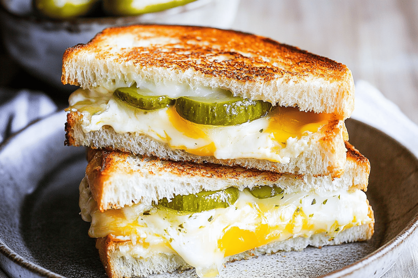 Pickle Grilled Cheese Sandwich Recipe