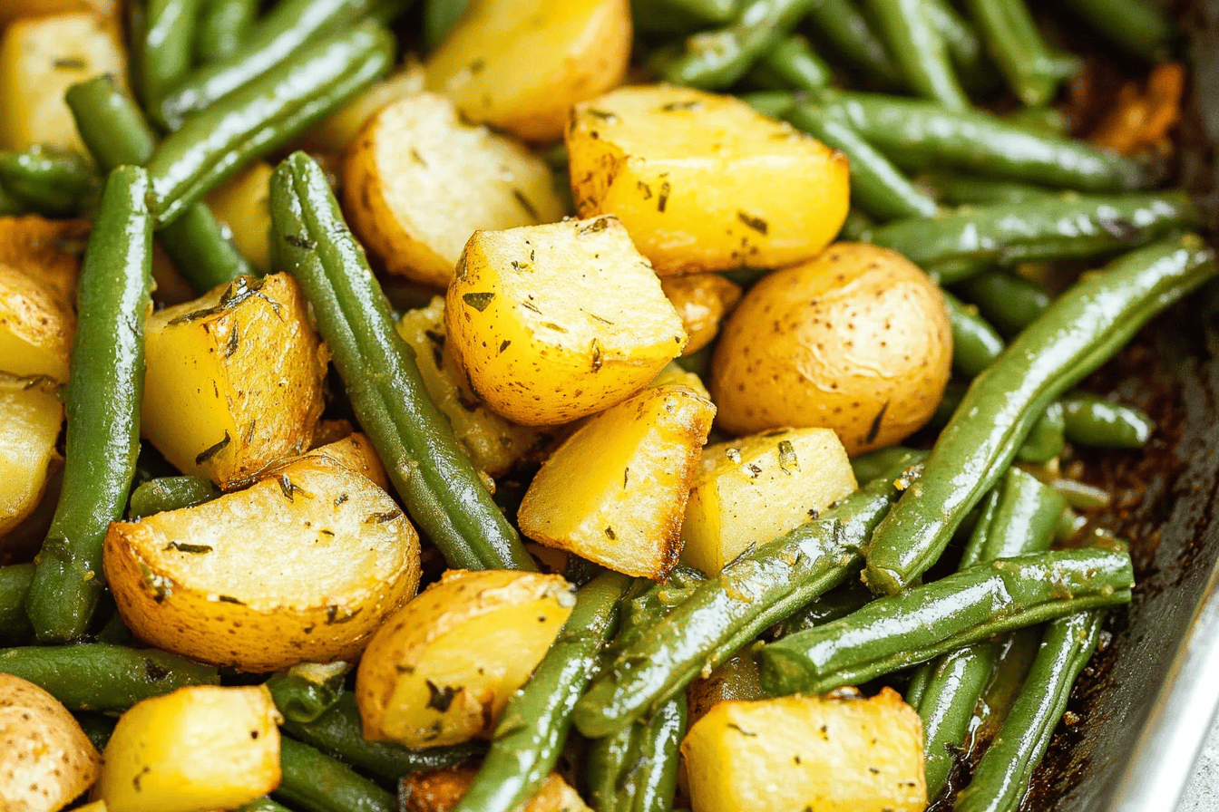 Vegan Potatoes and Green Beans Recipe