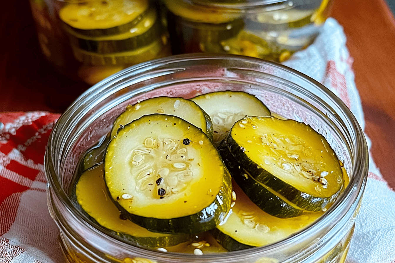 Bread and Butter Zucchini Pickles Recipe
