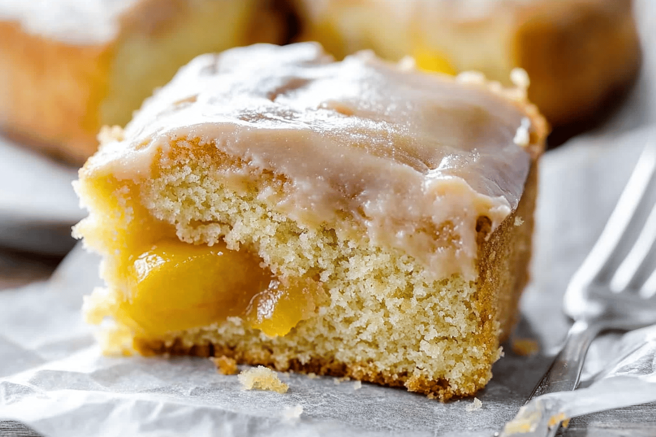 Brown Sugar Peach Cake Recipe