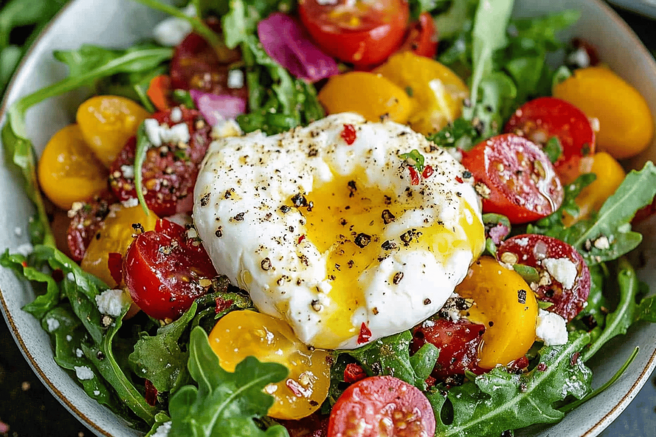 Burrata Salad Recipe with Fresh Ingredients and Flavors