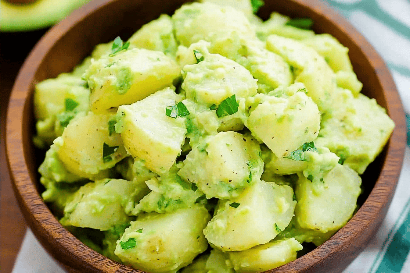 Creamy Avocado Potato Salad Recipe