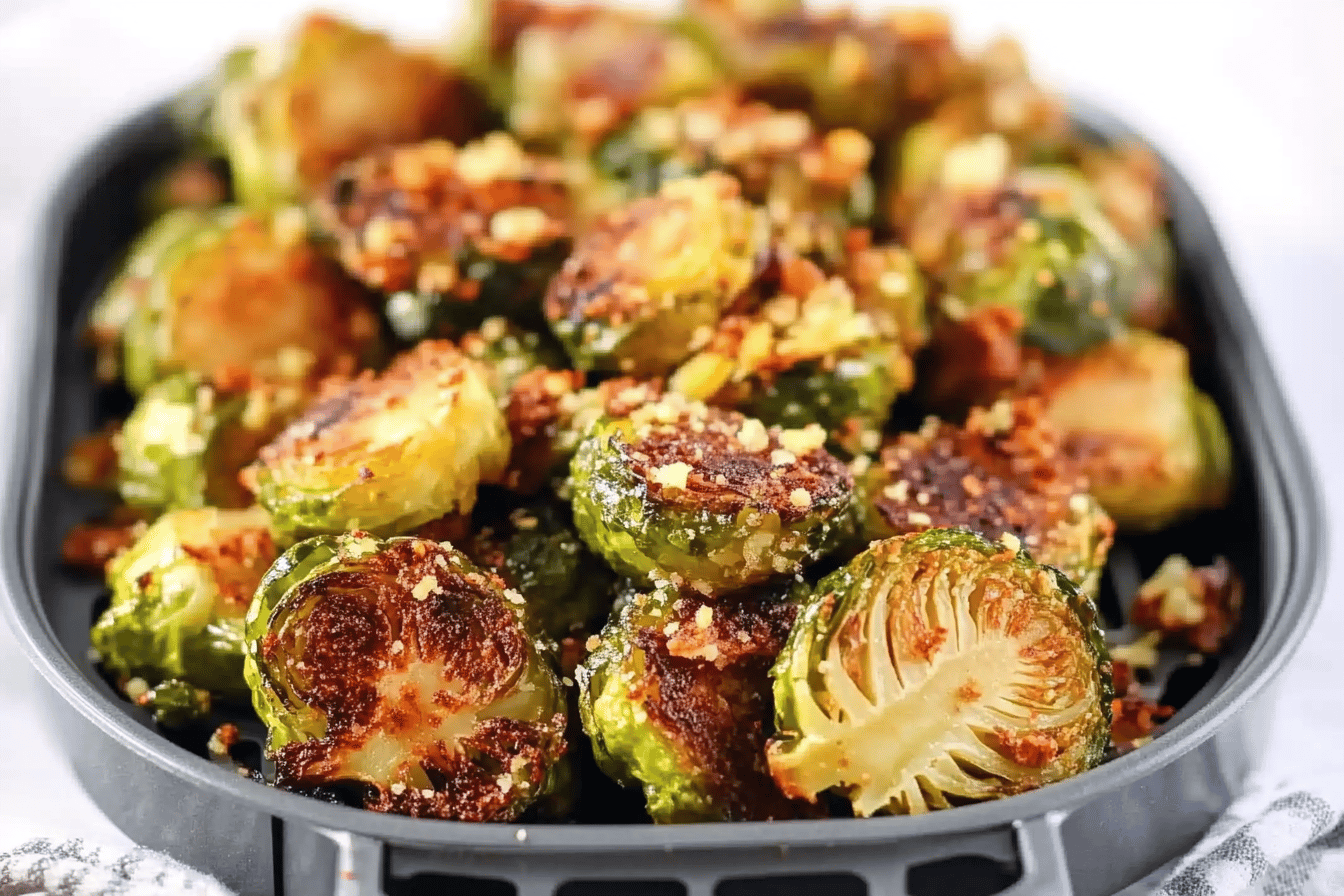 Crispy Air Fryer Brussels Sprouts Recipe