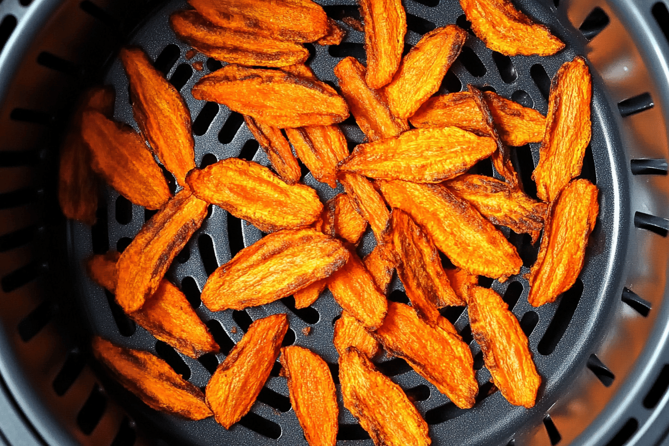 Crispy Air Fryer Carrot Chips Recipe