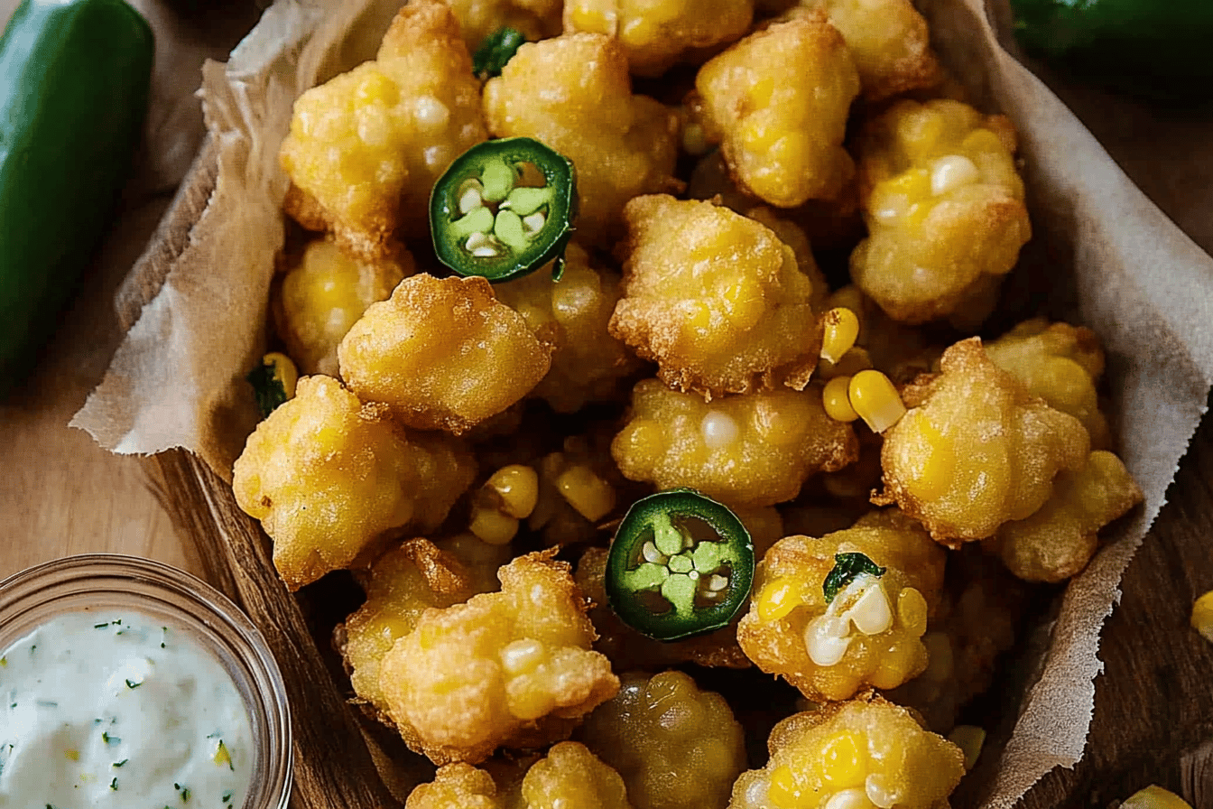 Jalapeño Corn Nuggets Recipe for Spicy Snack Lovers