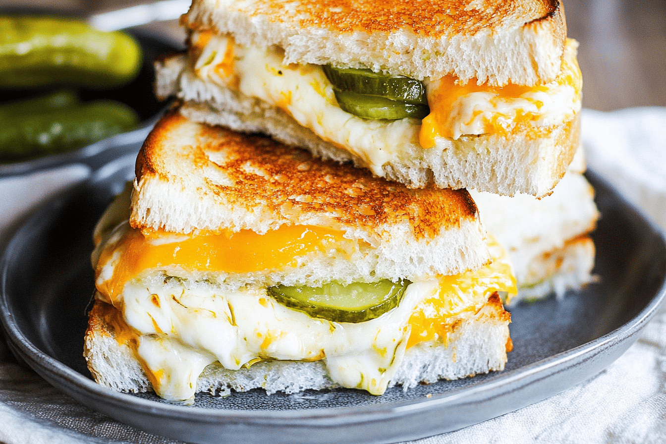 Pickle Grilled Cheese Sandwich Recipe