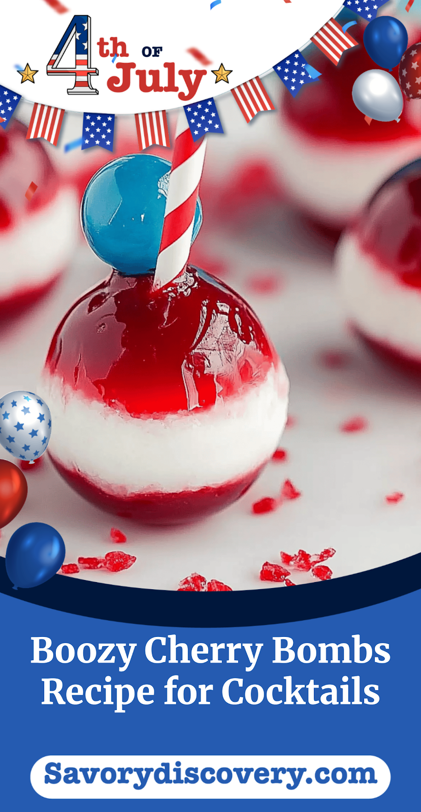 Boozy Cherry Bombs Recipe for Cocktails