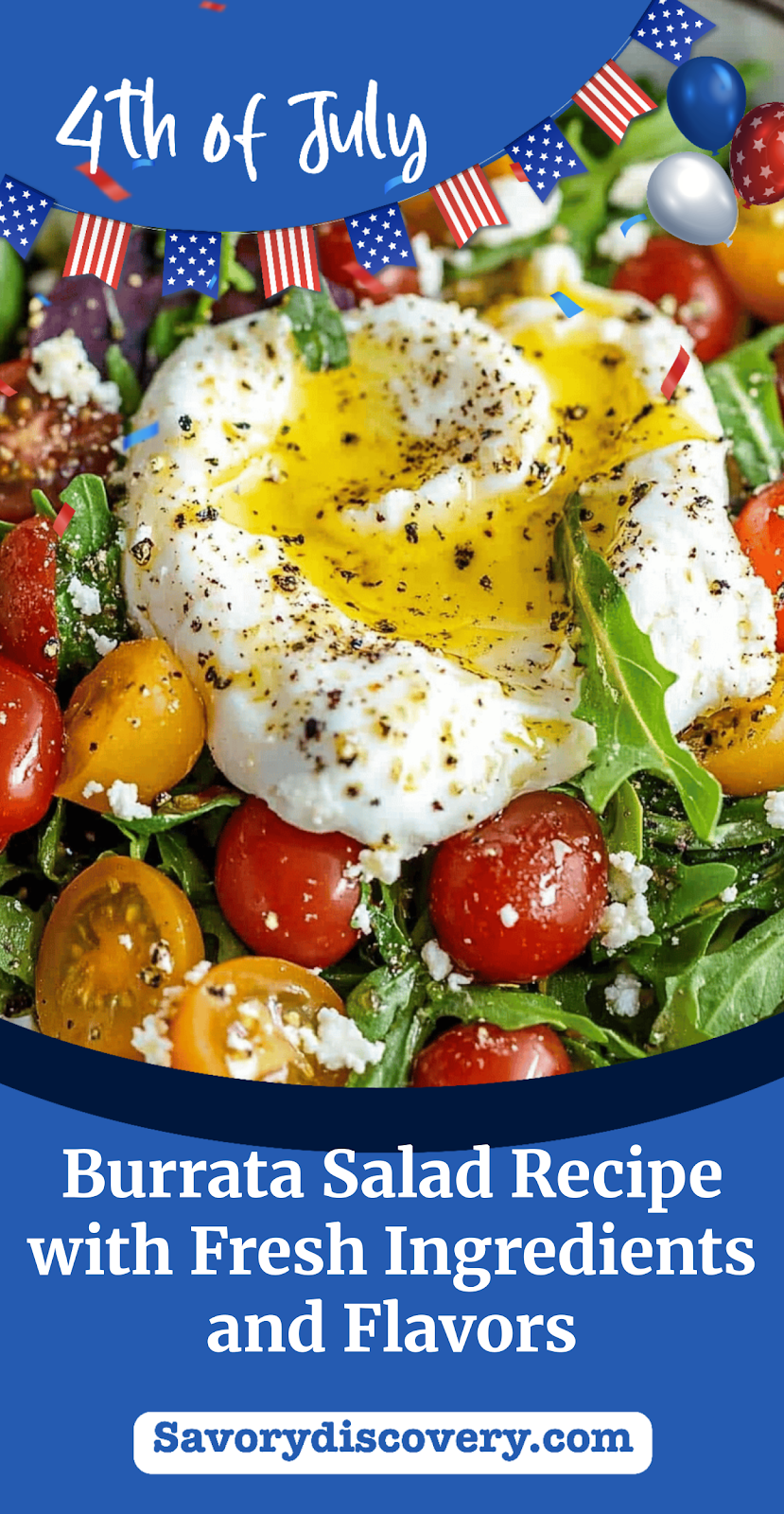 Burrata Salad Recipe with Fresh Ingredients and Flavors