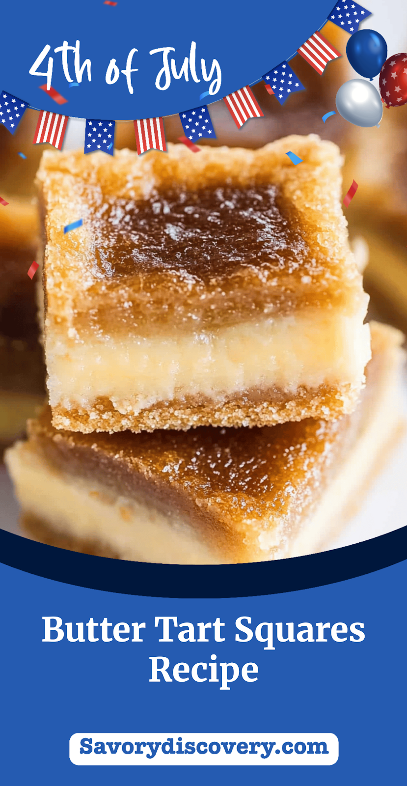 Butter Tart Squares Recipe