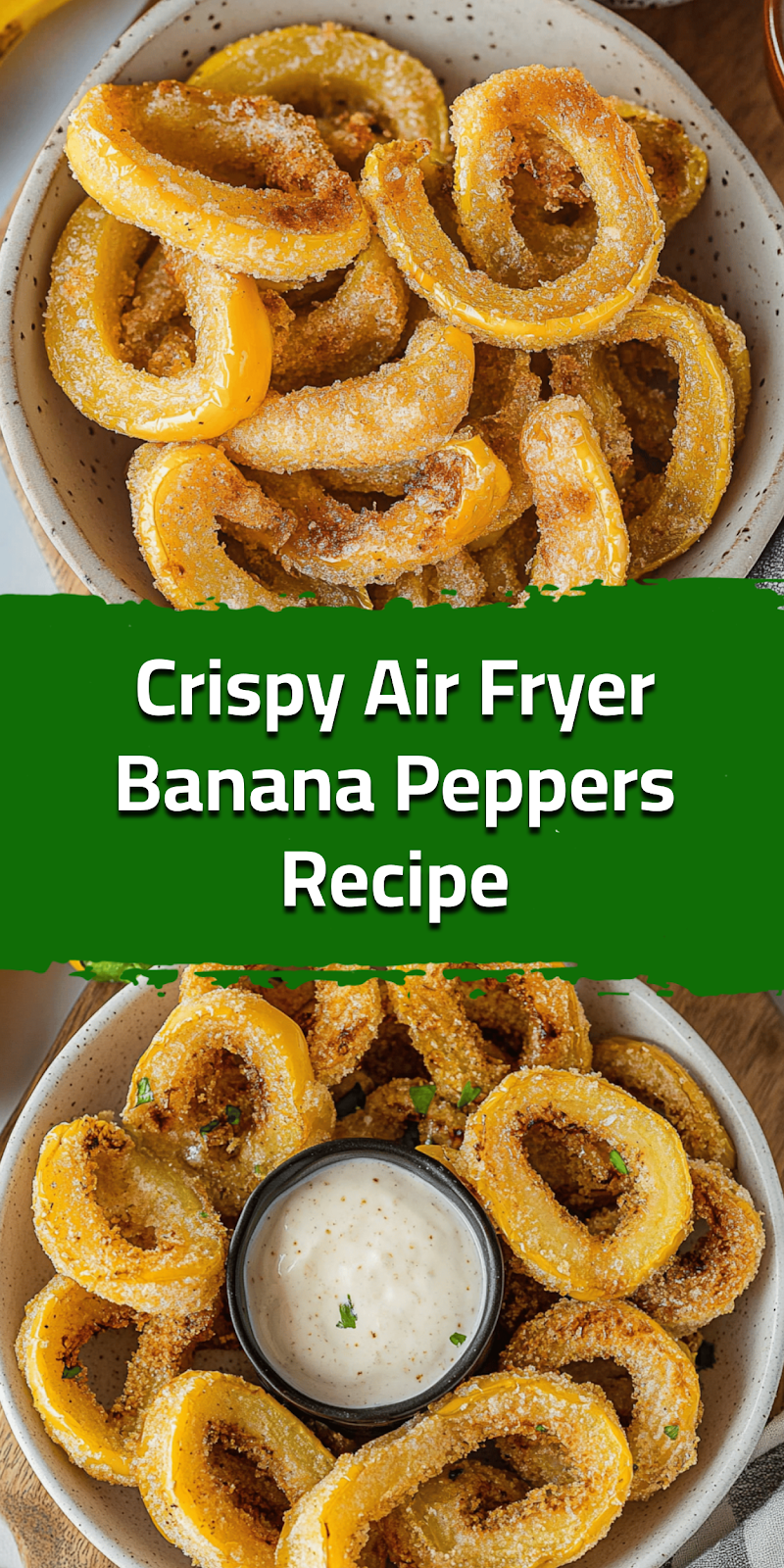 Crispy Air Fryer Banana Peppers Recipe