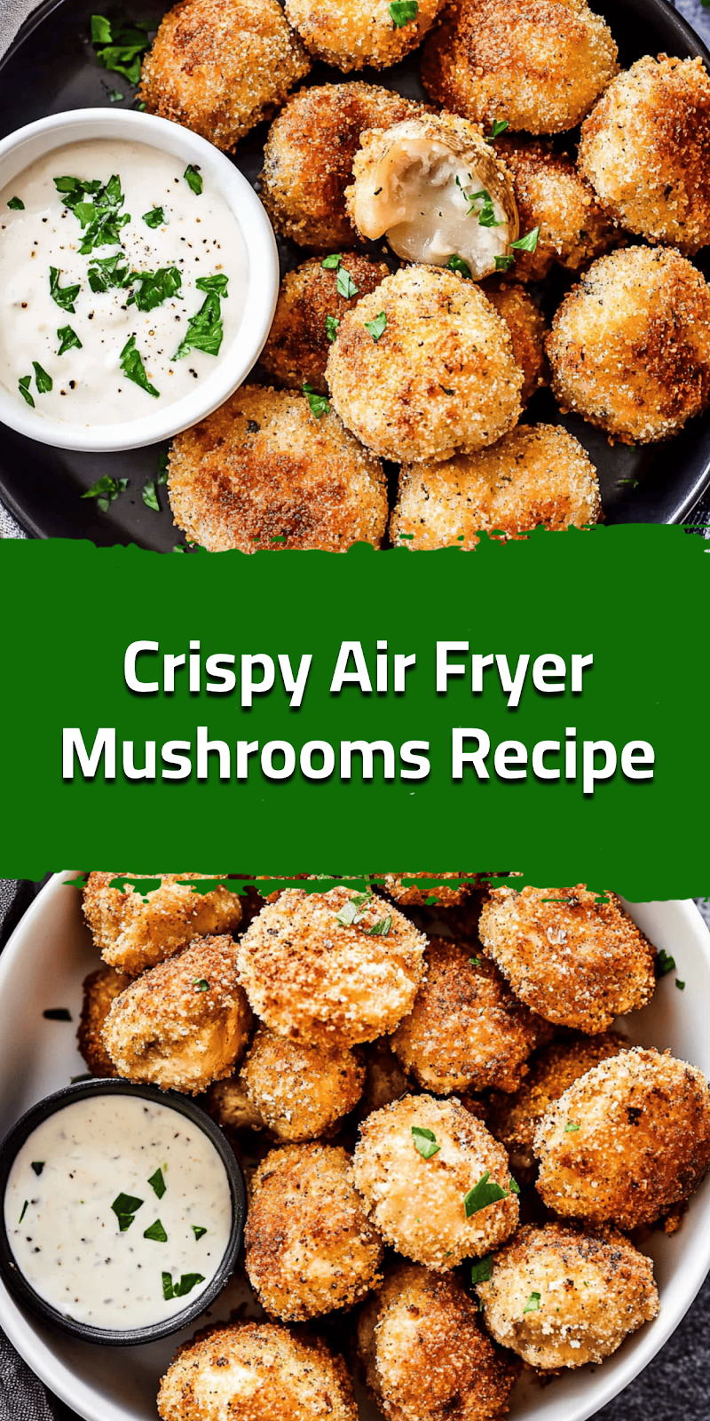 Crispy Air Fryer Mushrooms Recipe