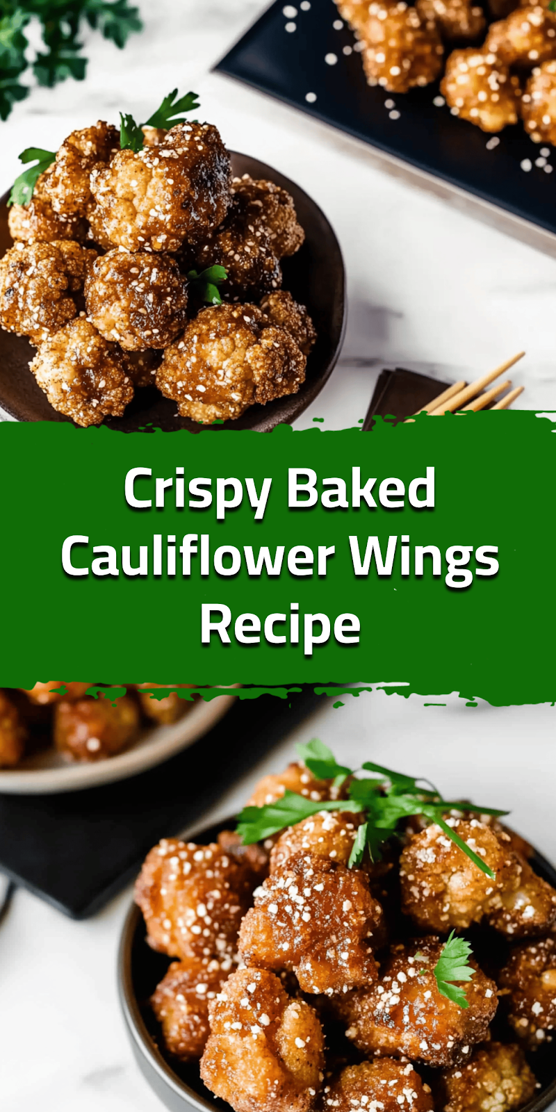 Crispy Baked Cauliflower Wings Recipe