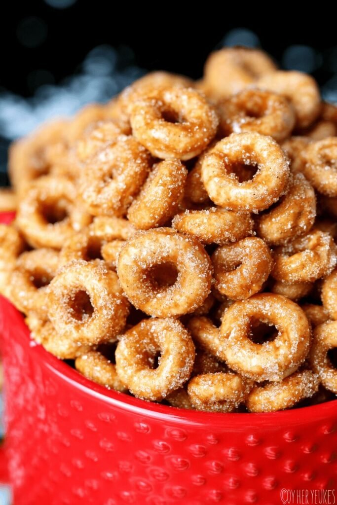 Mini Doughnut Hot Buttered Cheerios