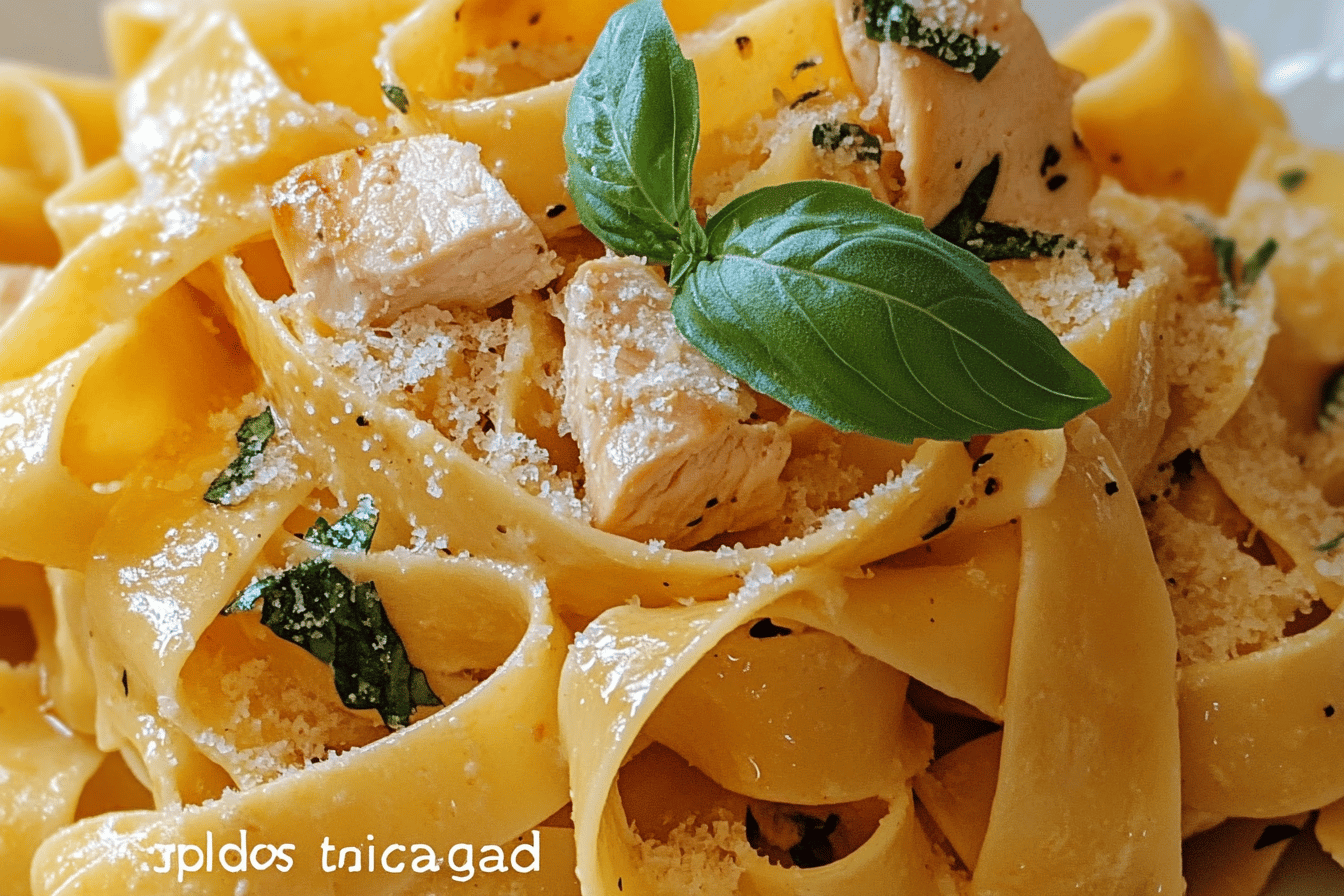Pappardelle with Chicken Recipe for a Savory Dish