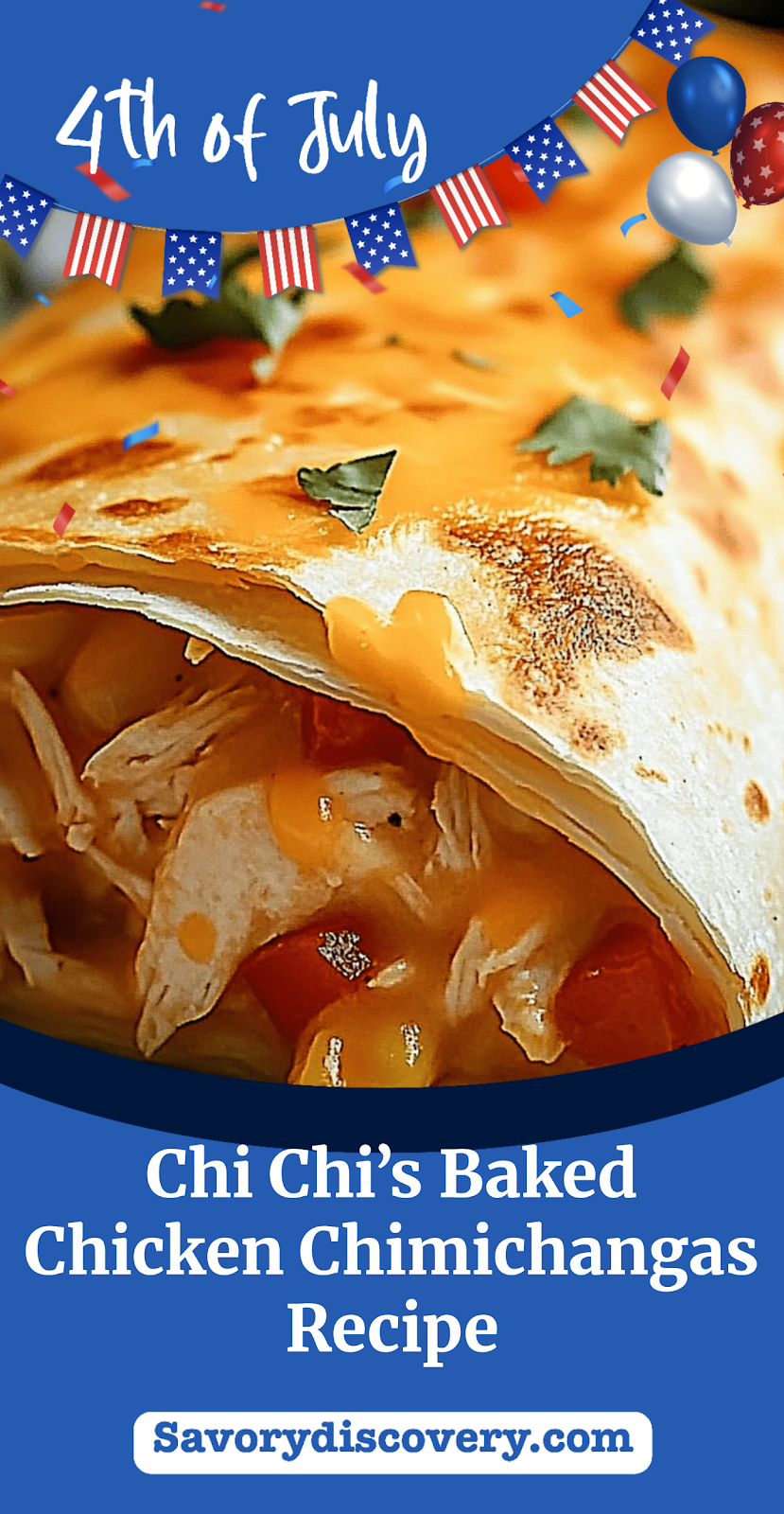 Chi Chi’s Baked Chicken Chimichangas Recipe
