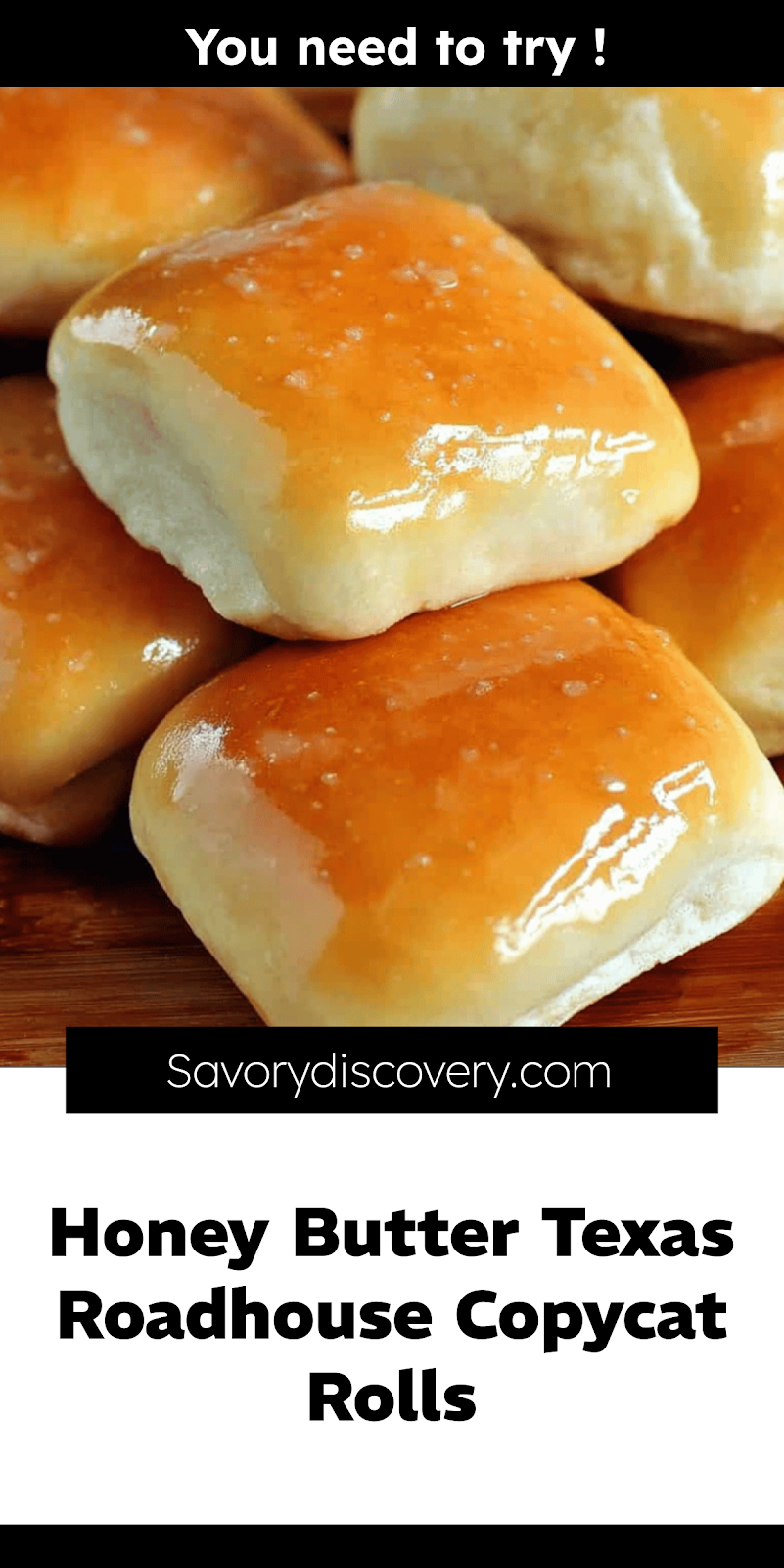 Honey Butter Texas Roadhouse Copycat Rolls