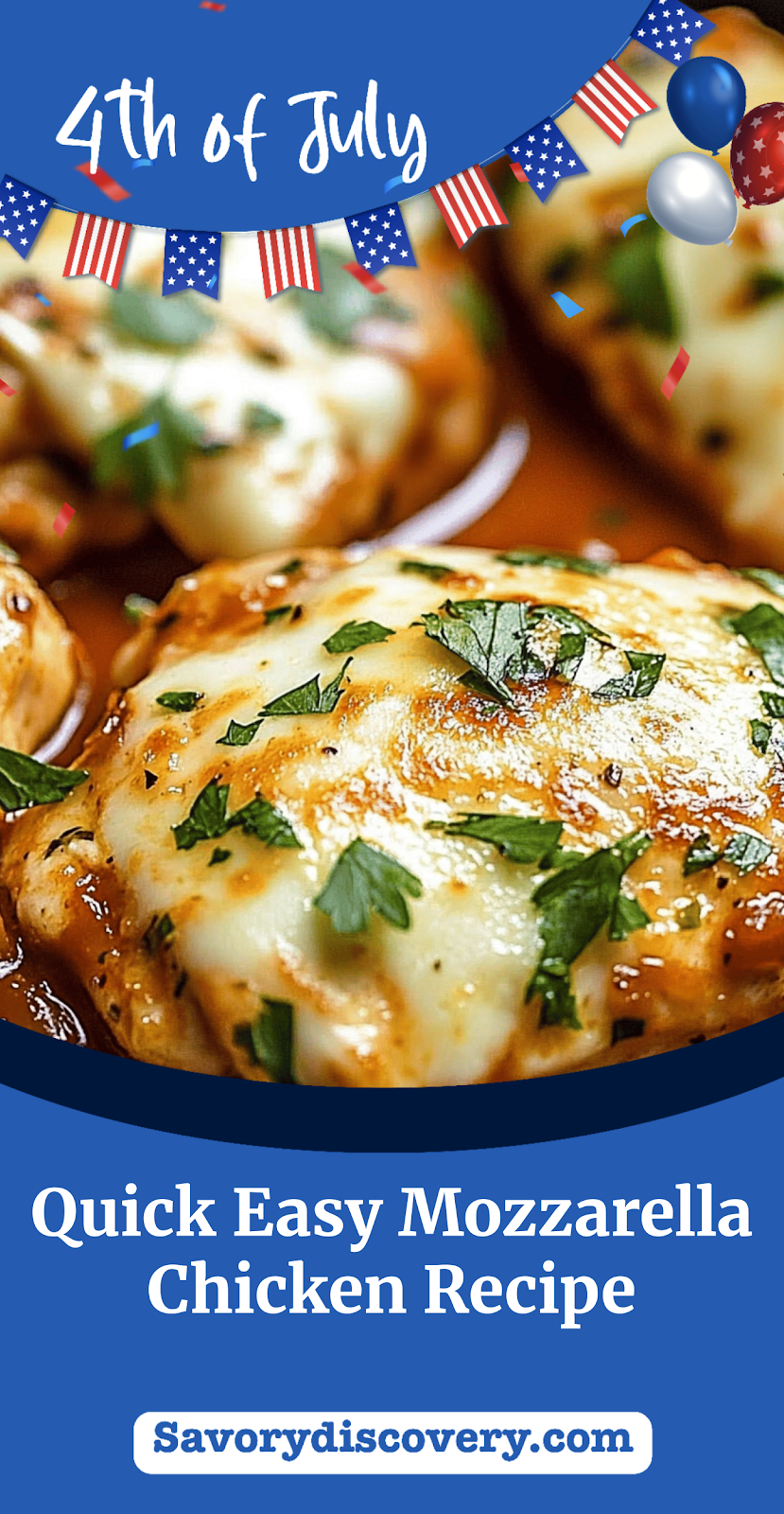 Quick Easy Mozzarella Chicken Recipe