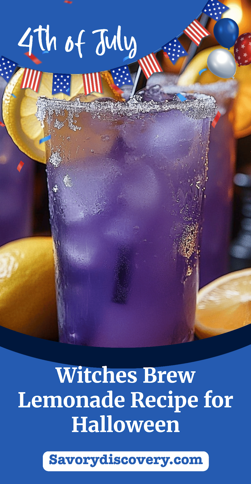 Witches Brew Lemonade Recipe for Halloween