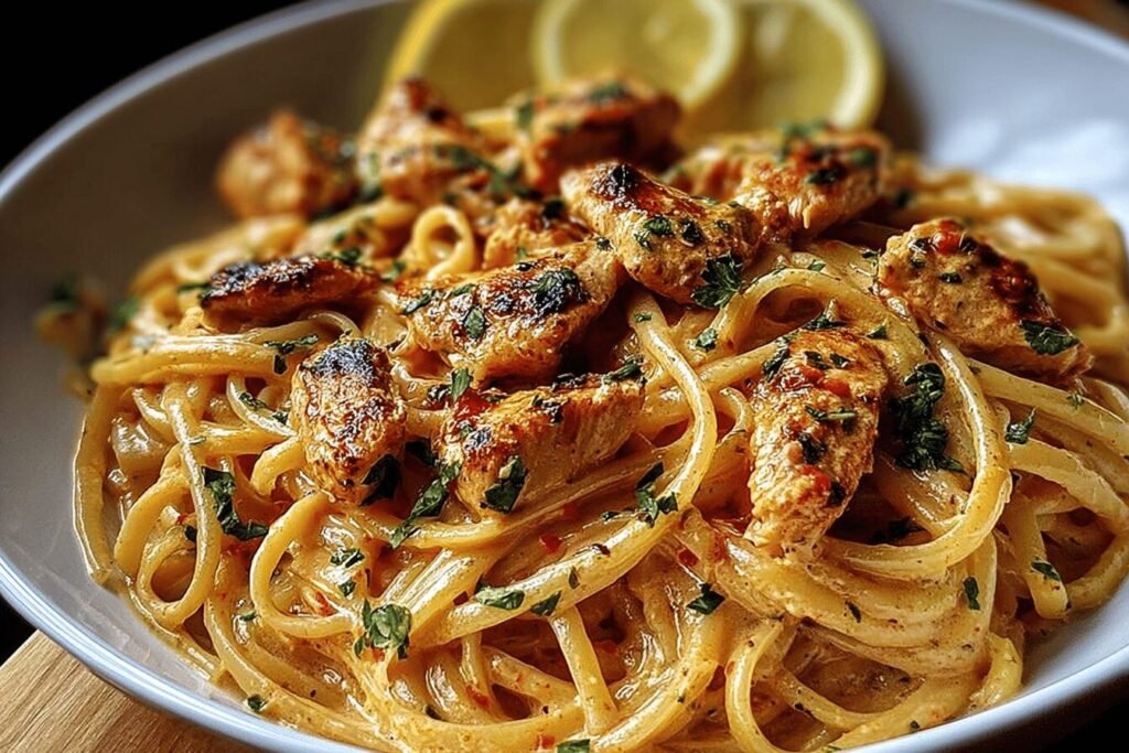Easy Cowboy Butter Chicken Linguine
