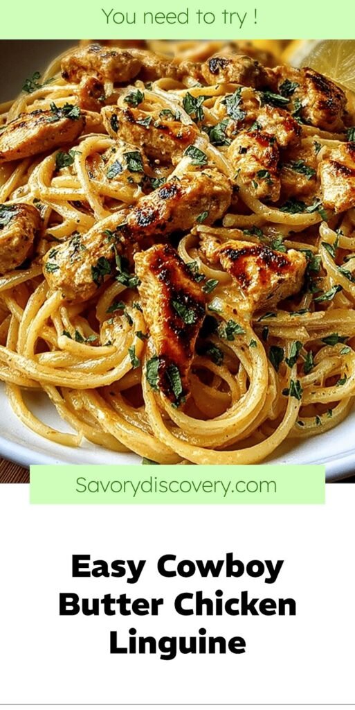 Easy Cowboy Butter Chicken Linguine