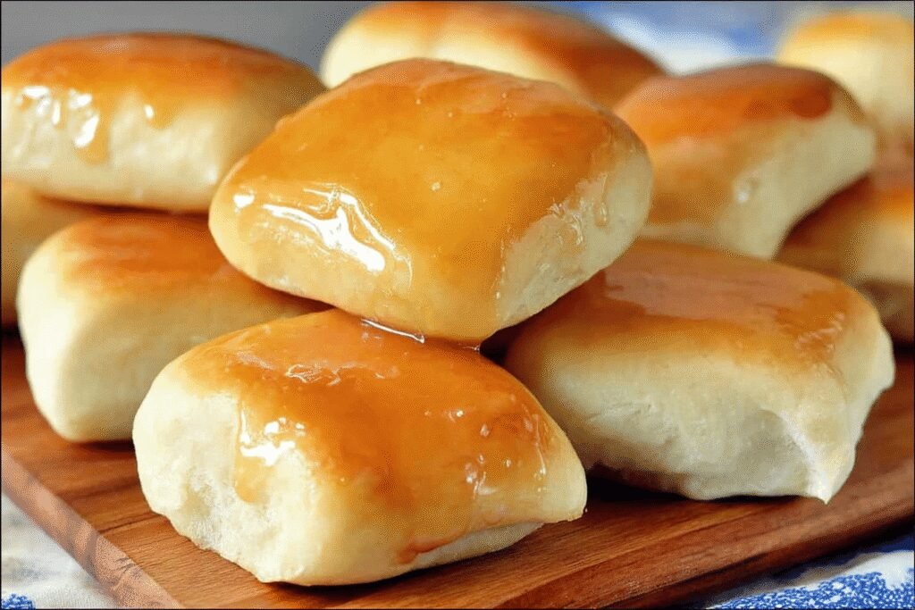 Honey Butter Texas Roadhouse Copycat Rolls