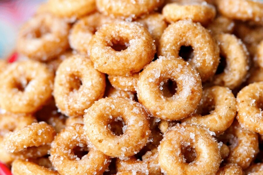 Mini Doughnut Hot Buttered Cheerios