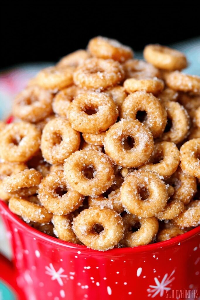Mini Doughnut Hot Buttered Cheerios