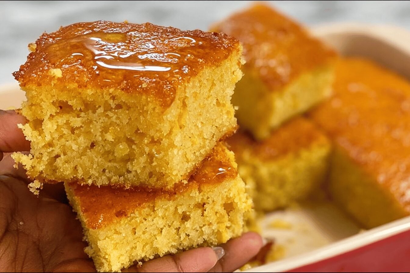 Southern-Style Honey Butter Cornbread Poppers