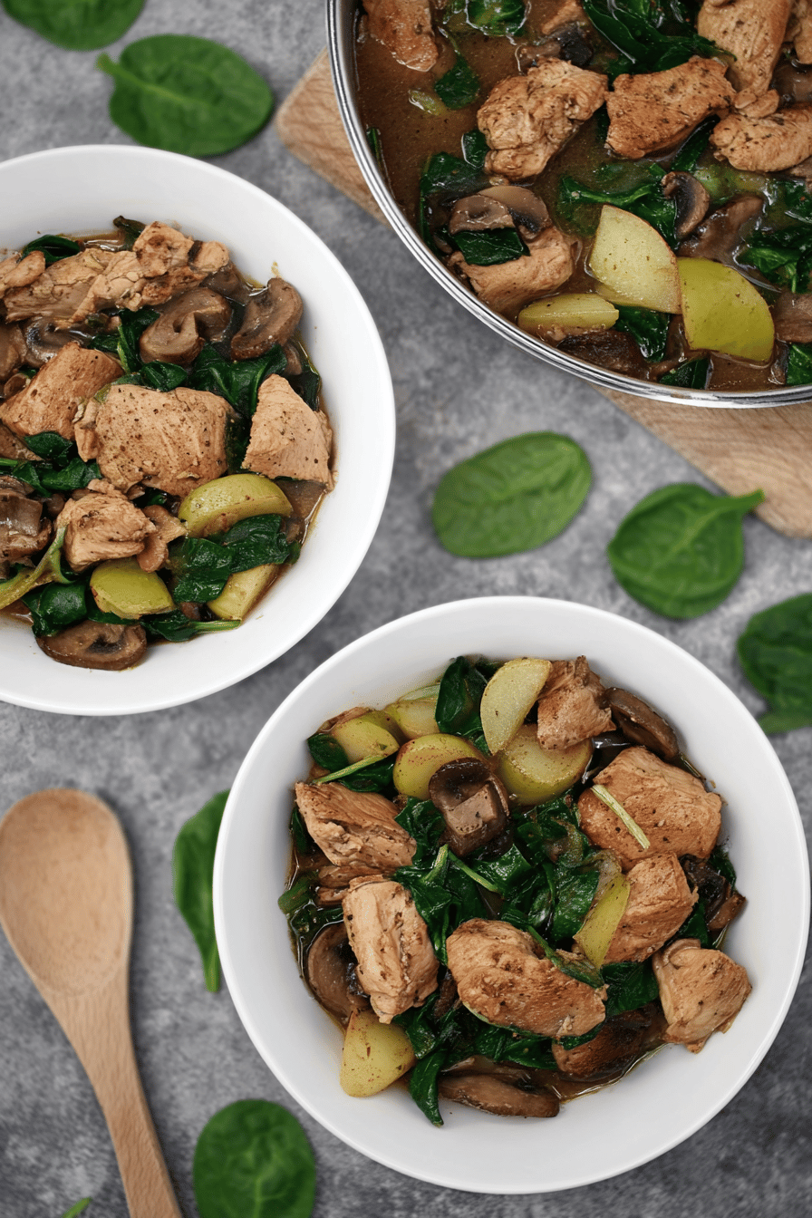 5-Spice Chicken with Mushrooms & Veggies