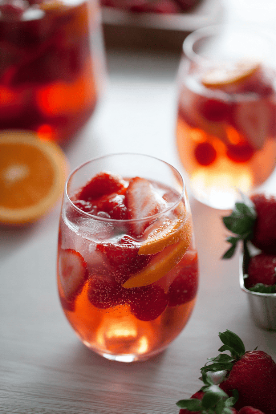 Berry Rosé Sangria for Summer Gatherings